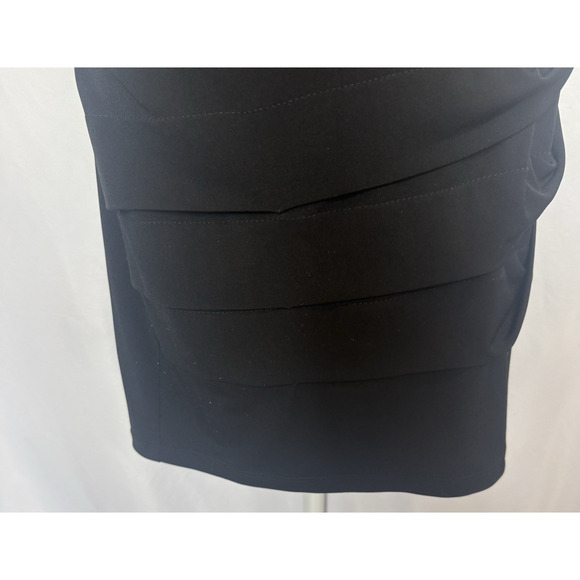 Vintage Y2K 90s City Triangles Mini Tiered Dress Size M Zebra Mob Wife Gala HOCO - Picture 5 of 10